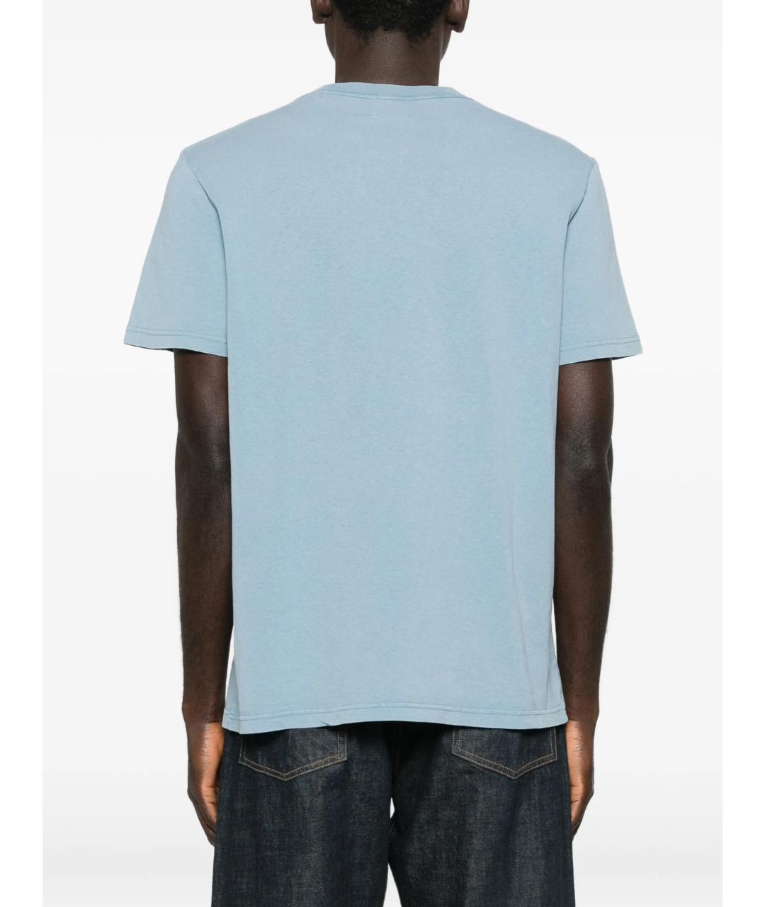 ISABEL MARANT Синяя хлопковая футболка, фото 3