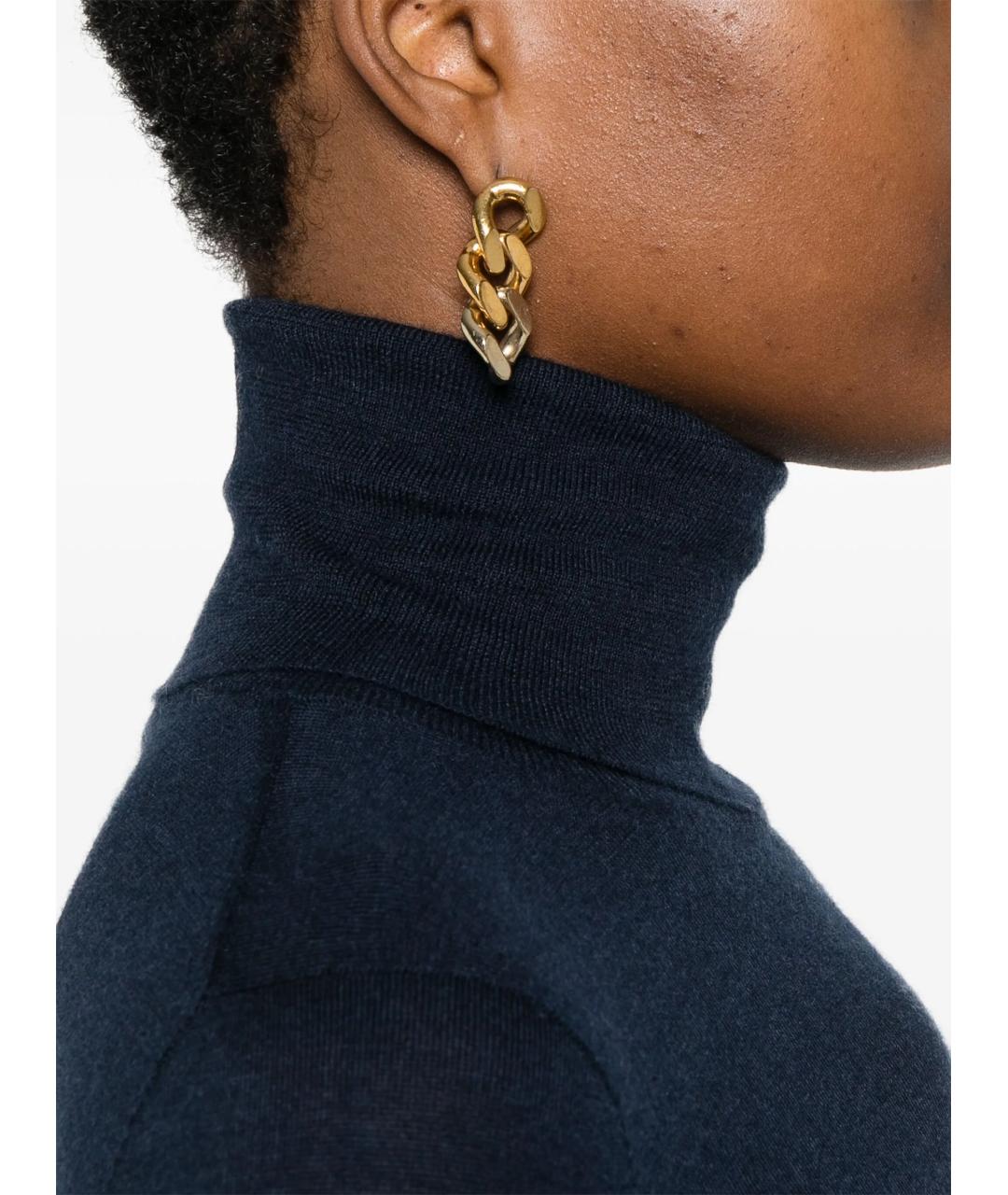 MAX MARA Синяя кашемировая водолазка, фото 2