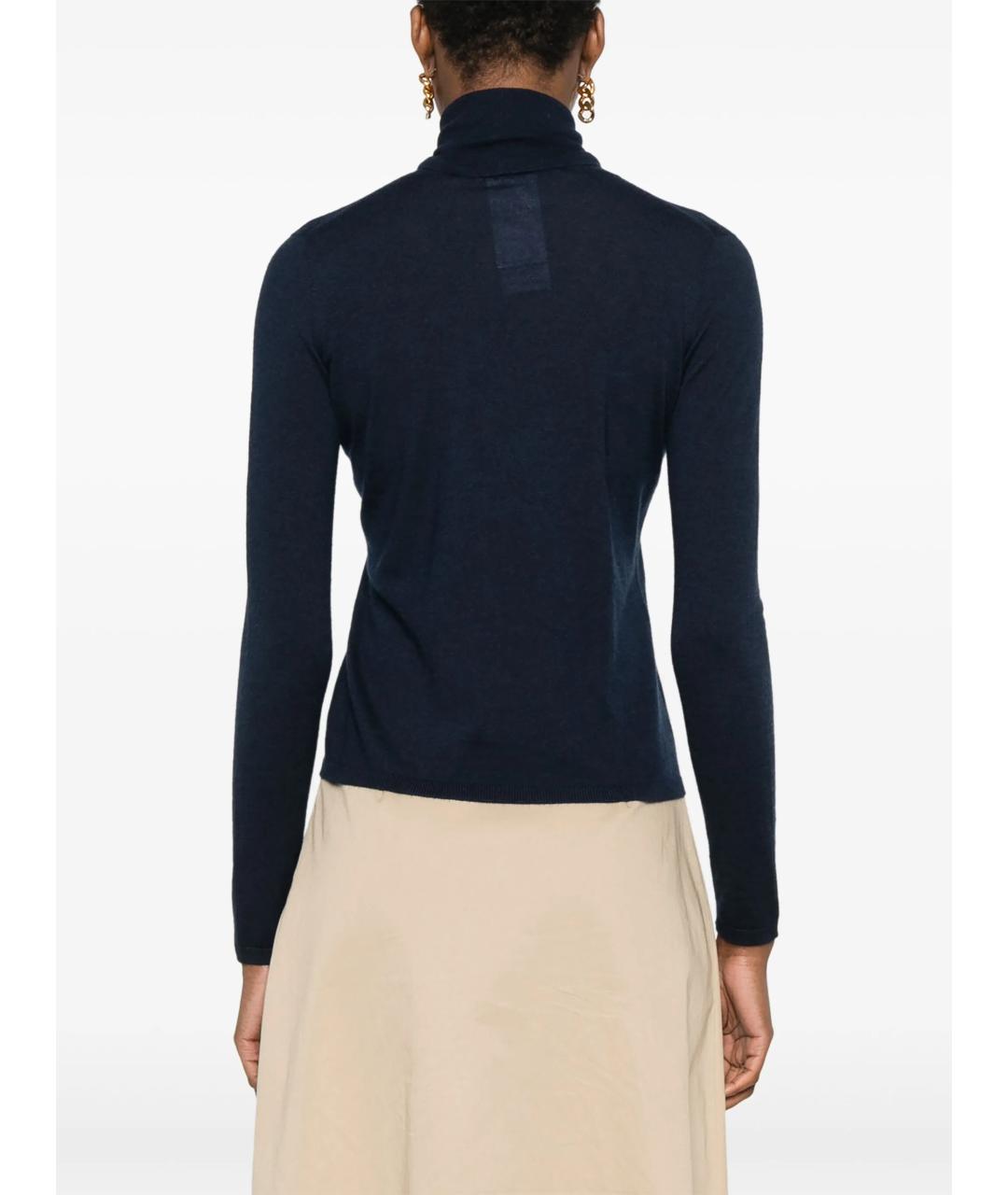 MAX MARA Синяя кашемировая водолазка, фото 5