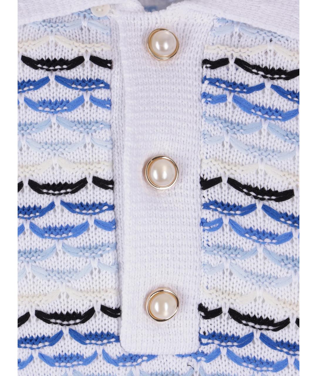 CASABLANCA Синий хлопковый джемпер / свитер, фото 3