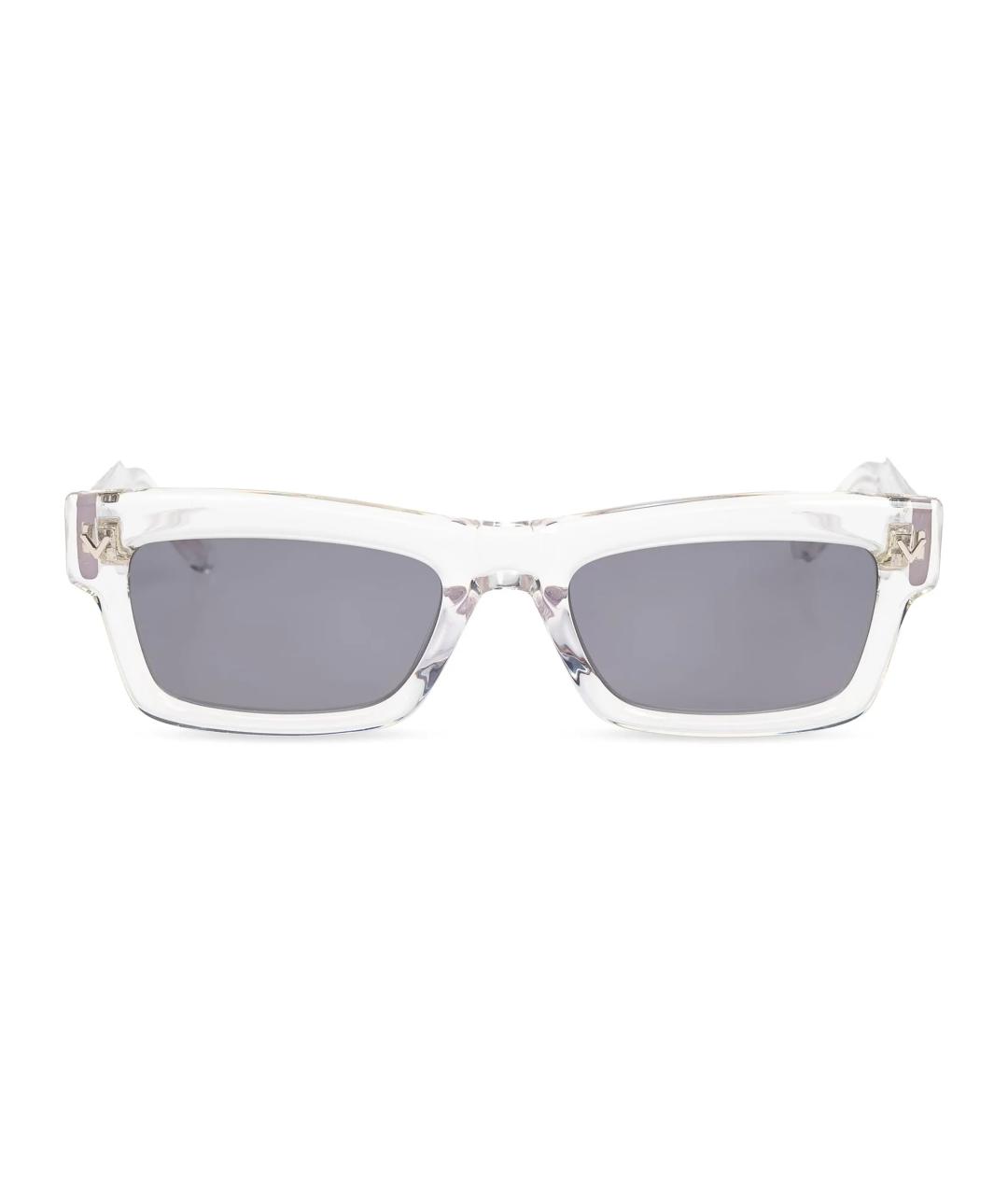 VALENTINO Серые пластиковые солнцезащитные очки, фото 1