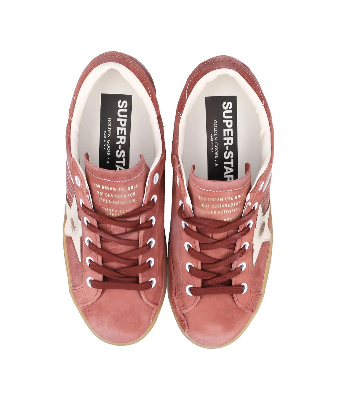 GOLDEN GOOSE DELUXE BRAND Красные замшевые кеды, фото 4