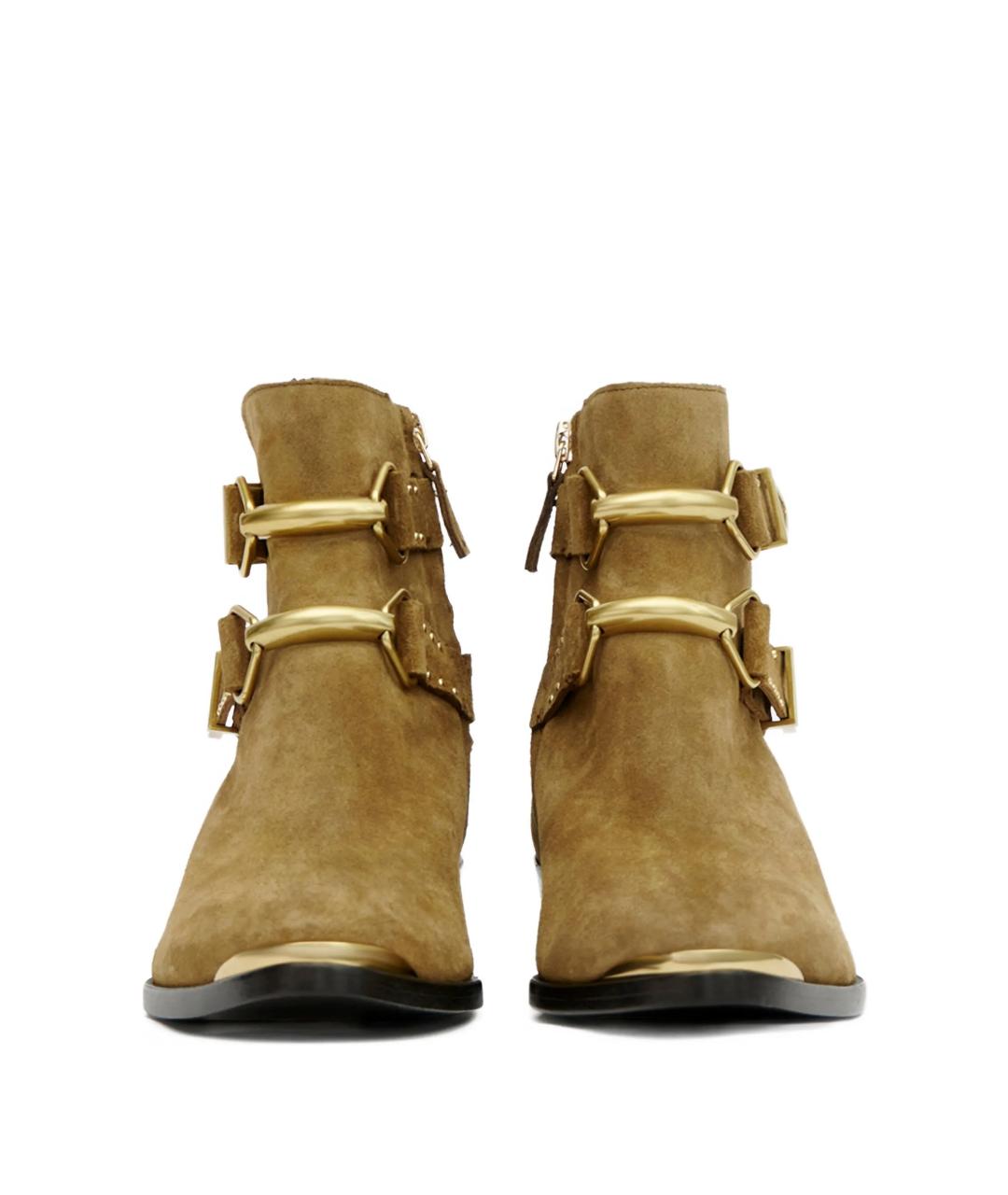 ISABEL MARANT Коричневые замшевые ботинки, фото 4