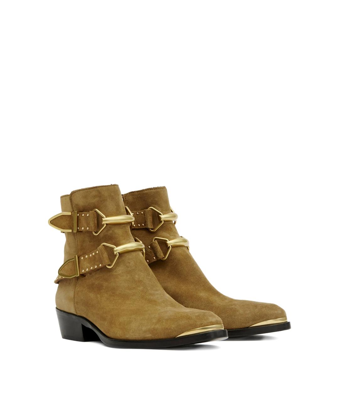 ISABEL MARANT Коричневые замшевые ботинки, фото 2