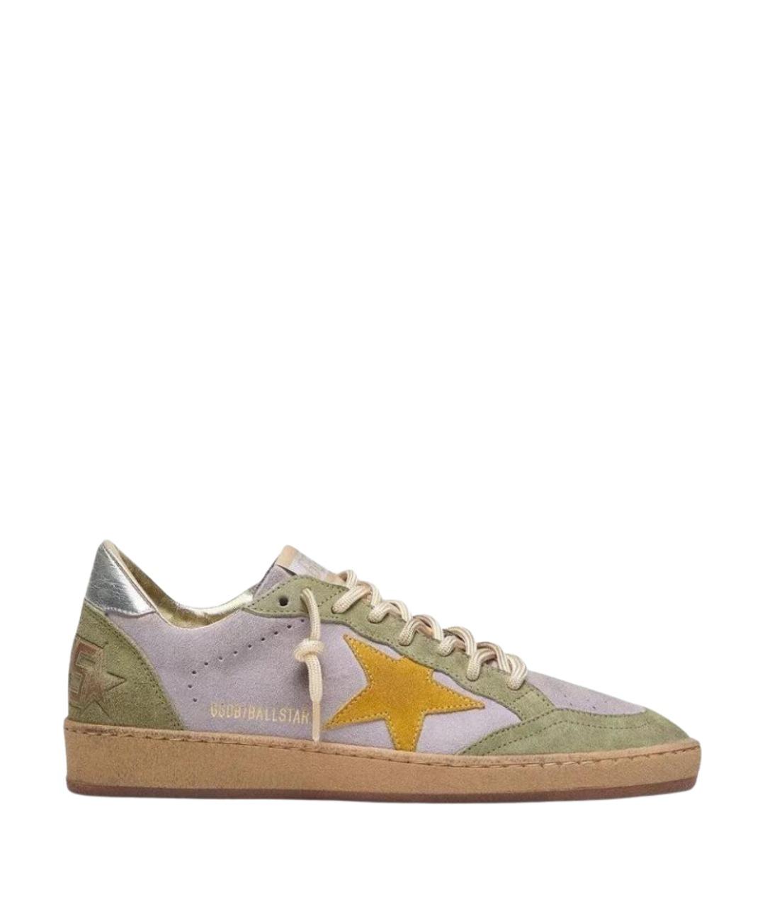 GOLDEN GOOSE DELUXE BRAND Мульти замшевые кеды, фото 1