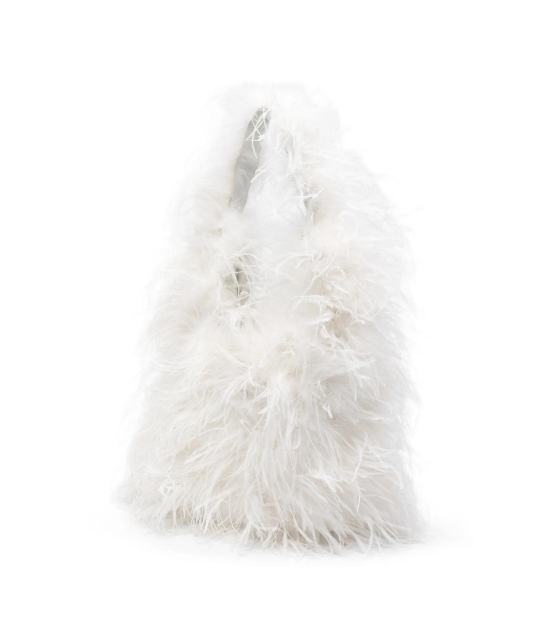 YVES SALOMON Белая сумка через плечо, фото 5