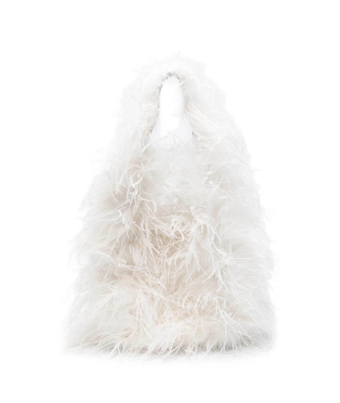 YVES SALOMON Белая сумка через плечо, фото 1