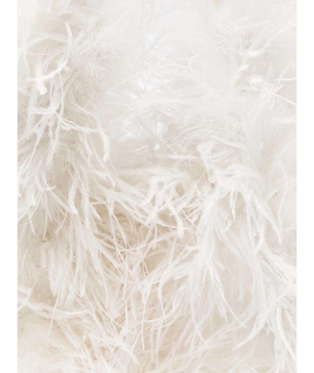 YVES SALOMON Белая сумка через плечо, фото 4