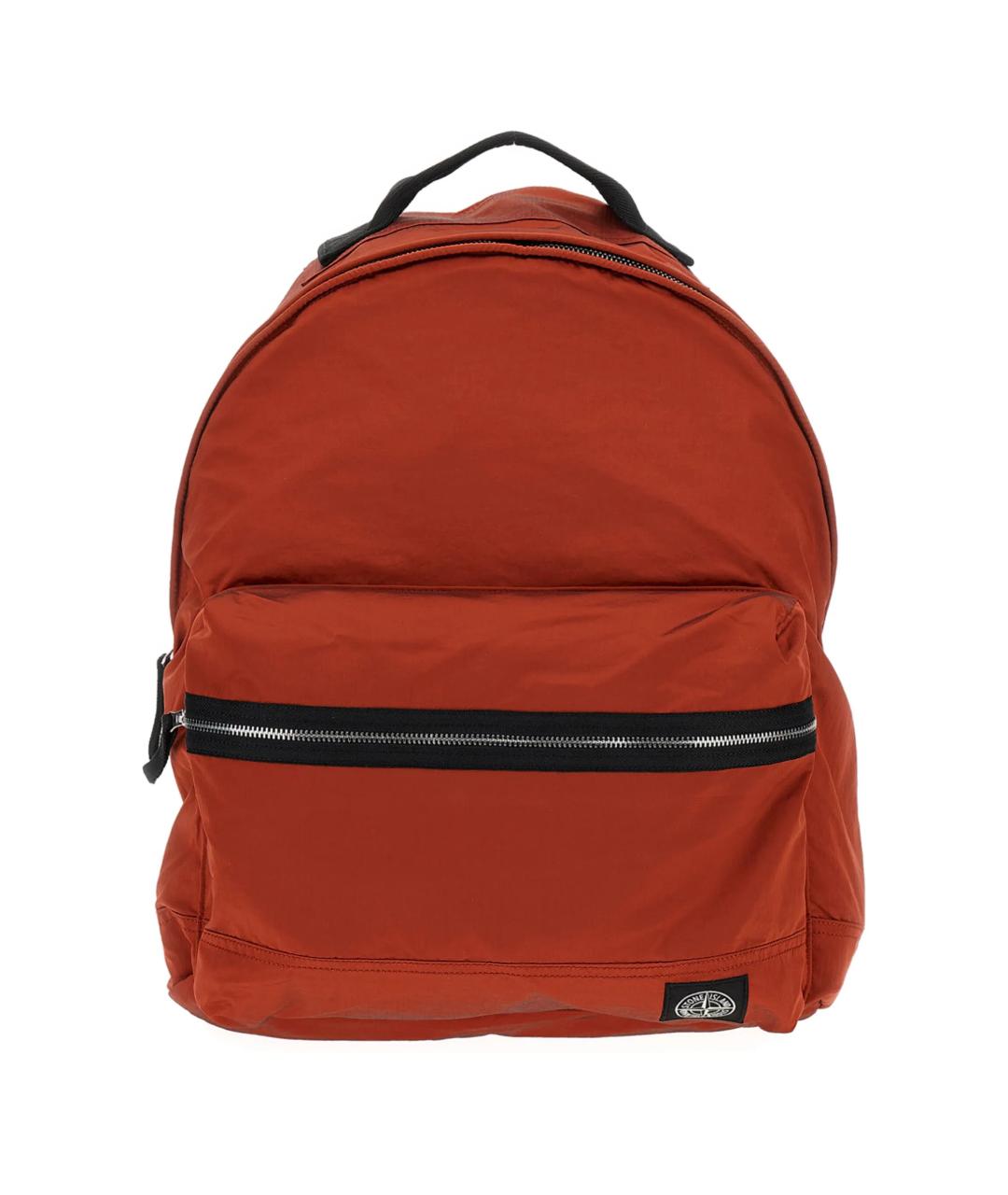 STONE ISLAND Красный тканевый рюкзак, фото 1