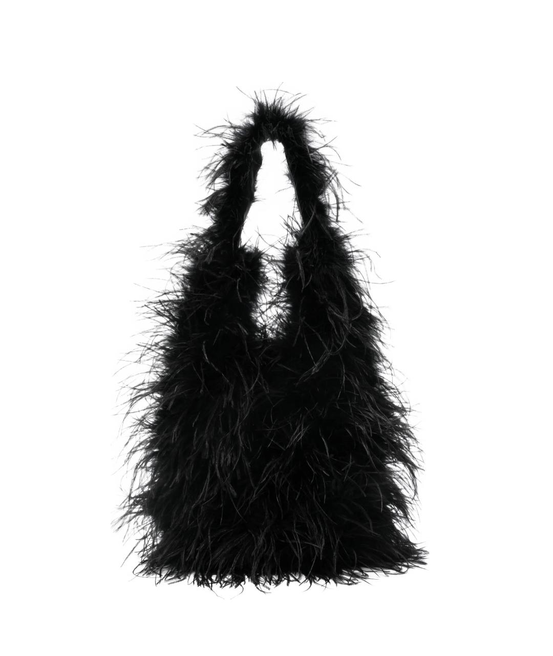 YVES SALOMON Черная сумка через плечо, фото 1