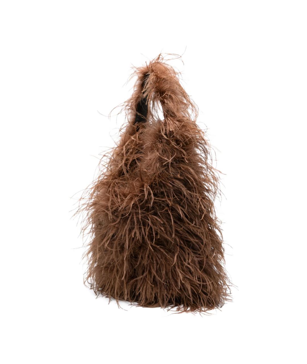 YVES SALOMON Коричневая сумка через плечо, фото 2