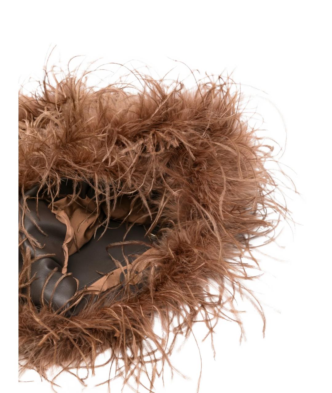 YVES SALOMON Коричневая сумка через плечо, фото 3