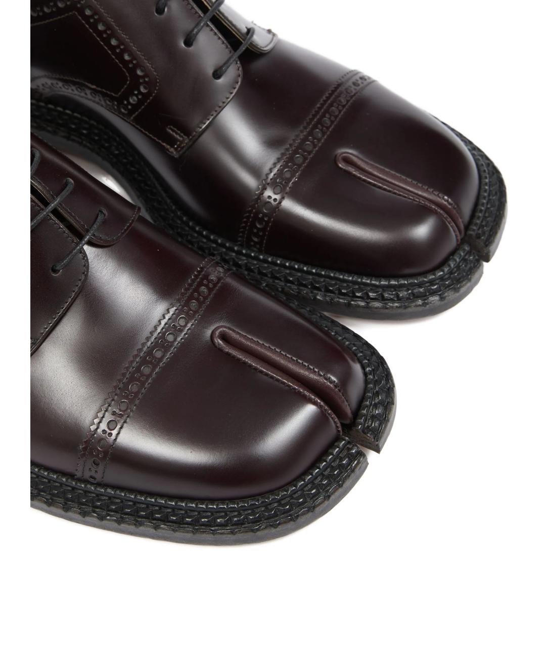 MAISON MARGIELA Коричневые кожаные туфли, фото 4