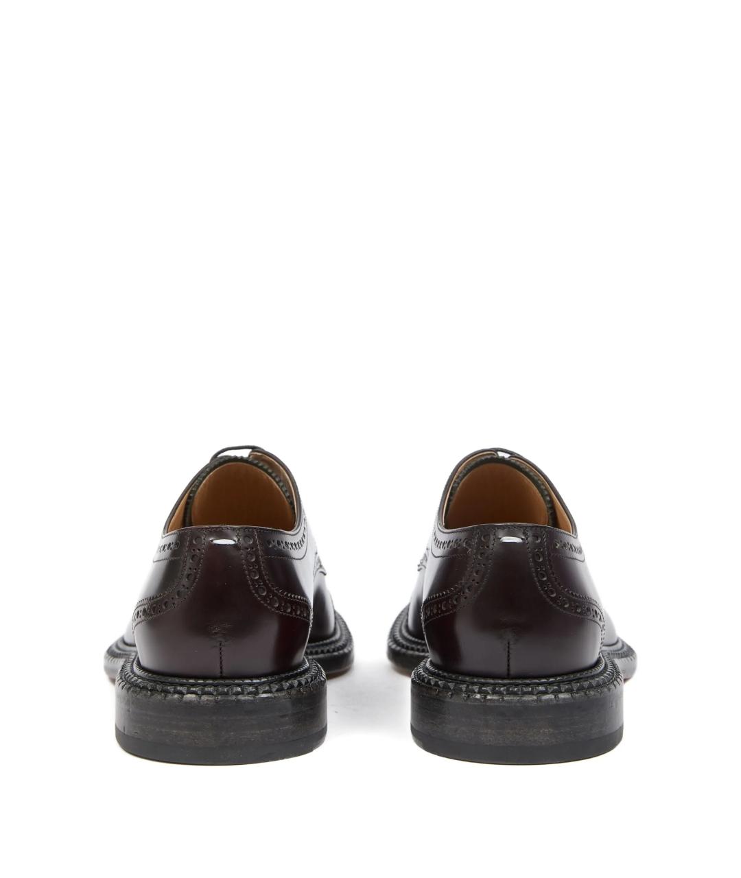 MAISON MARGIELA Коричневые кожаные туфли, фото 3