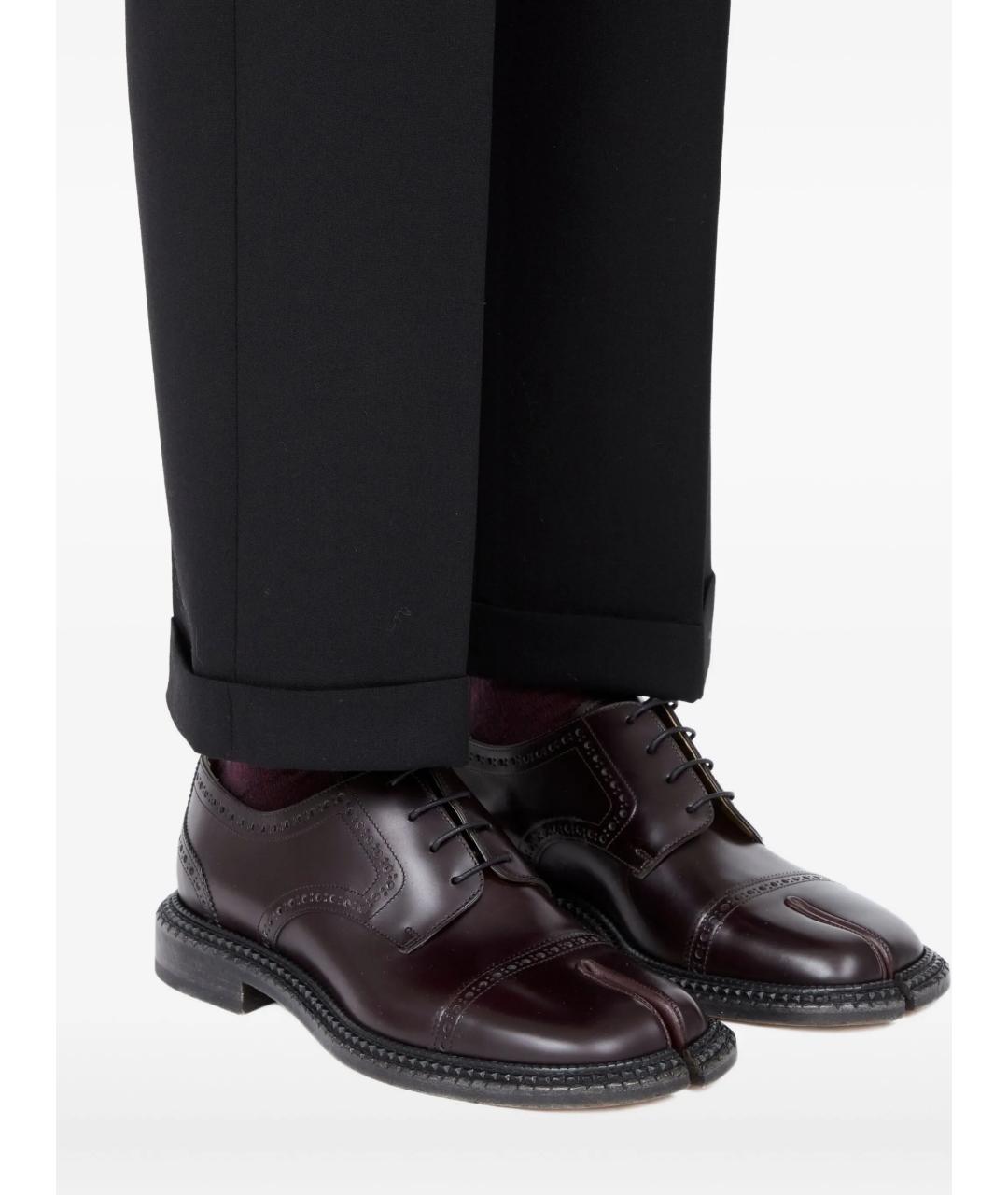 MAISON MARGIELA Коричневые кожаные туфли, фото 5