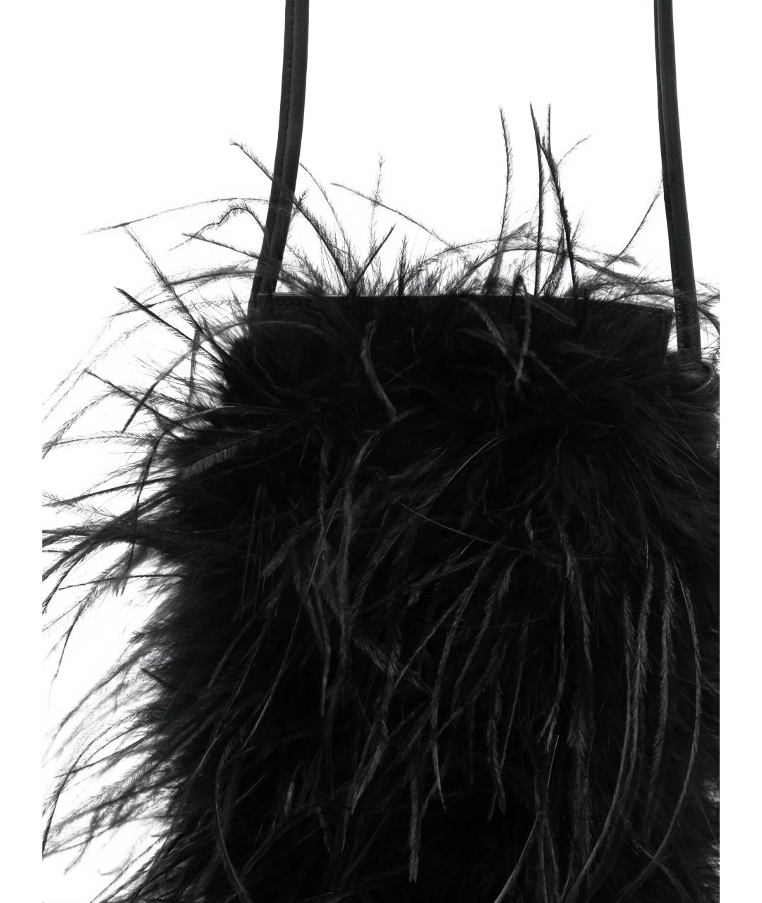 YVES SALOMON Черная сумка через плечо, фото 2