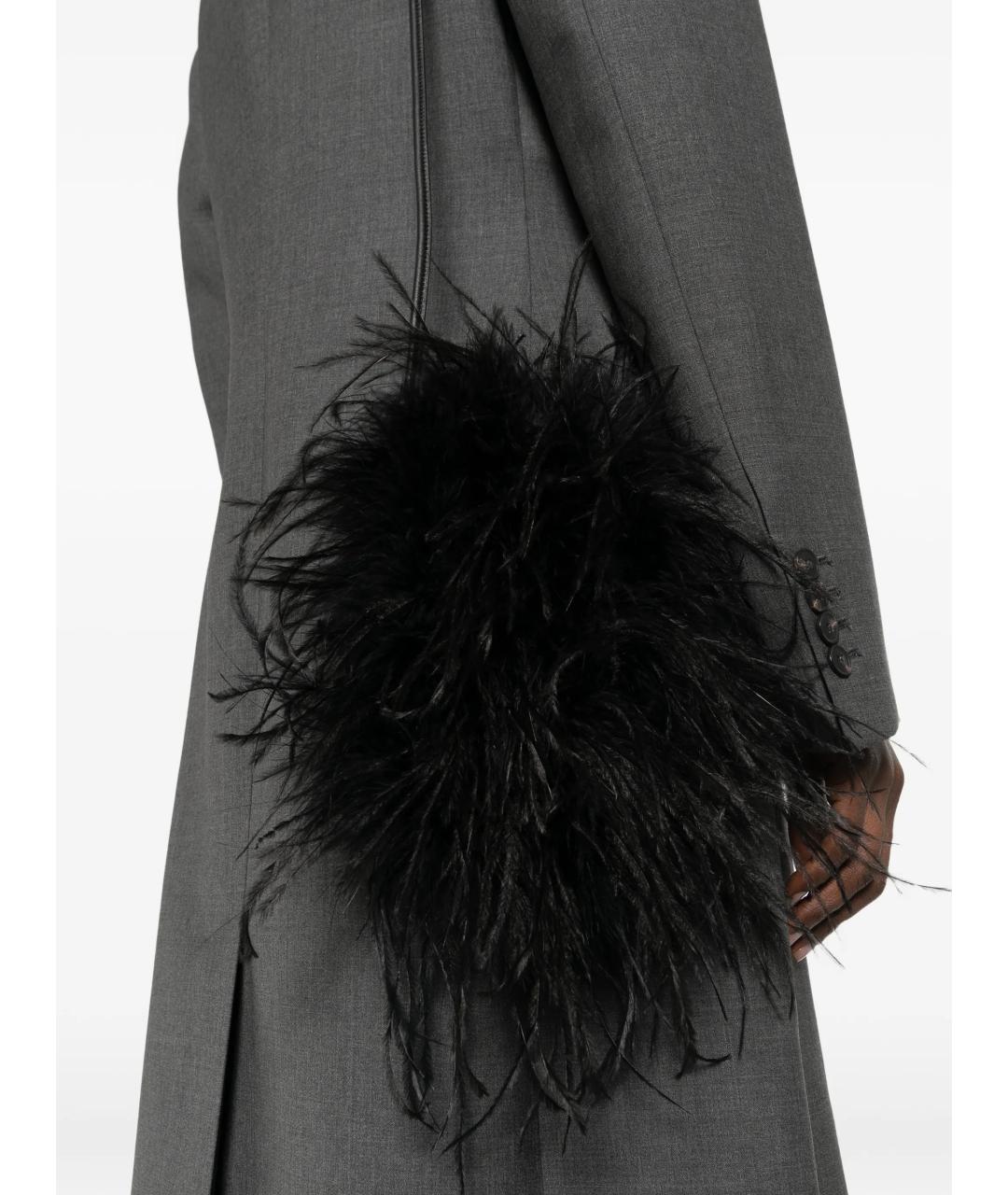 YVES SALOMON Черная сумка через плечо, фото 3