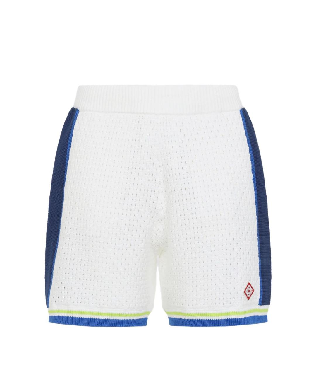 CASABLANCA Белые хлопковые шорты, фото 1