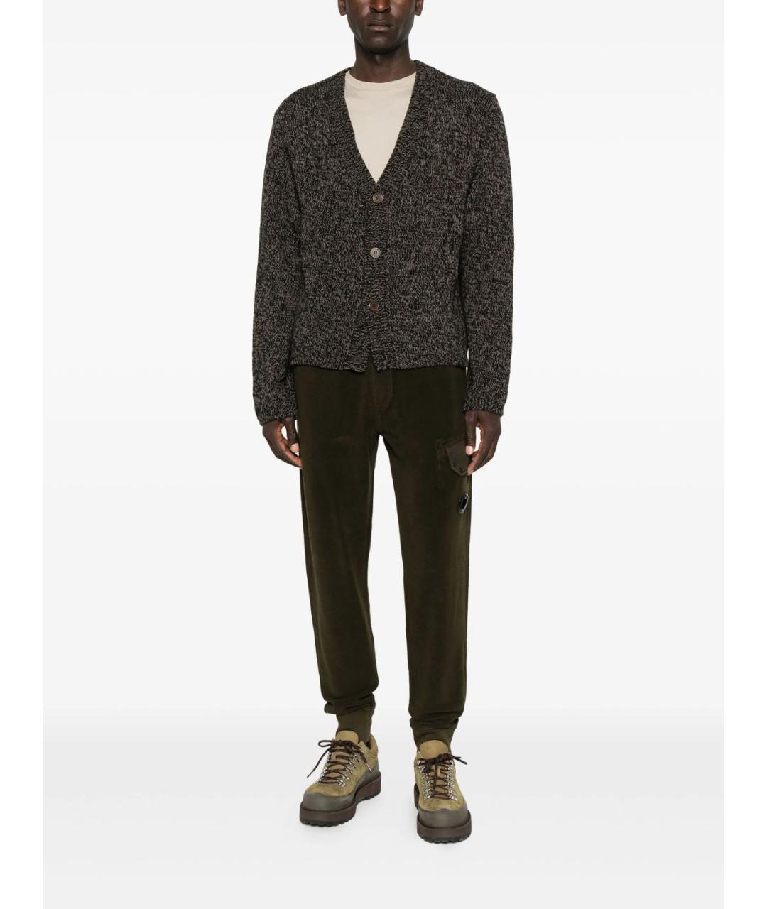 CP COMPANY Зеленые хлопковые повседневные брюки, фото 4