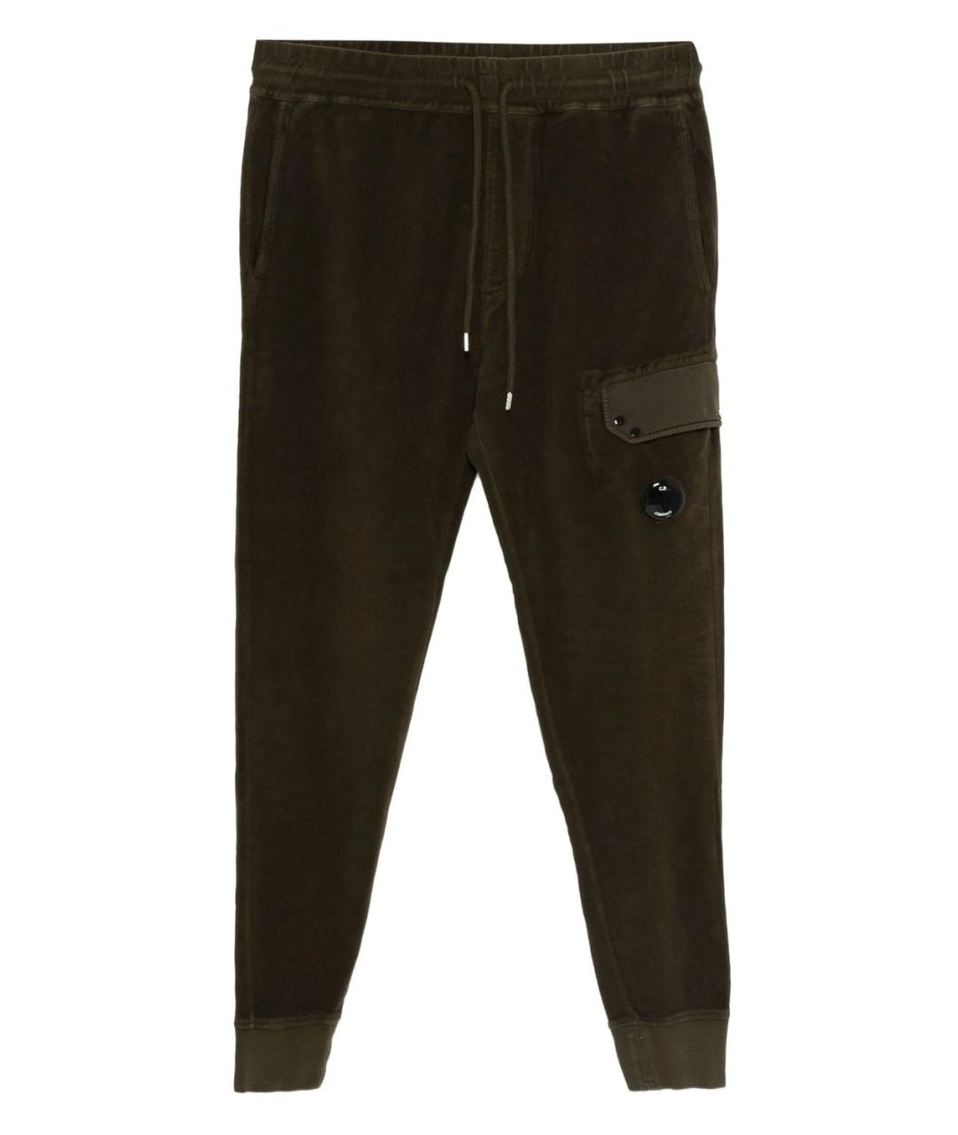 CP COMPANY Зеленые хлопковые повседневные брюки, фото 1