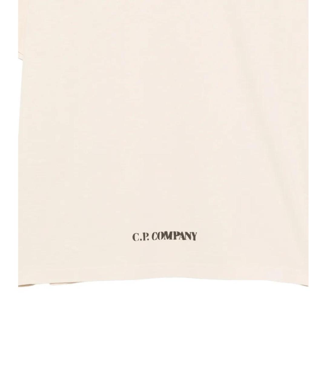 CP COMPANY Бежевая футболка, фото 3