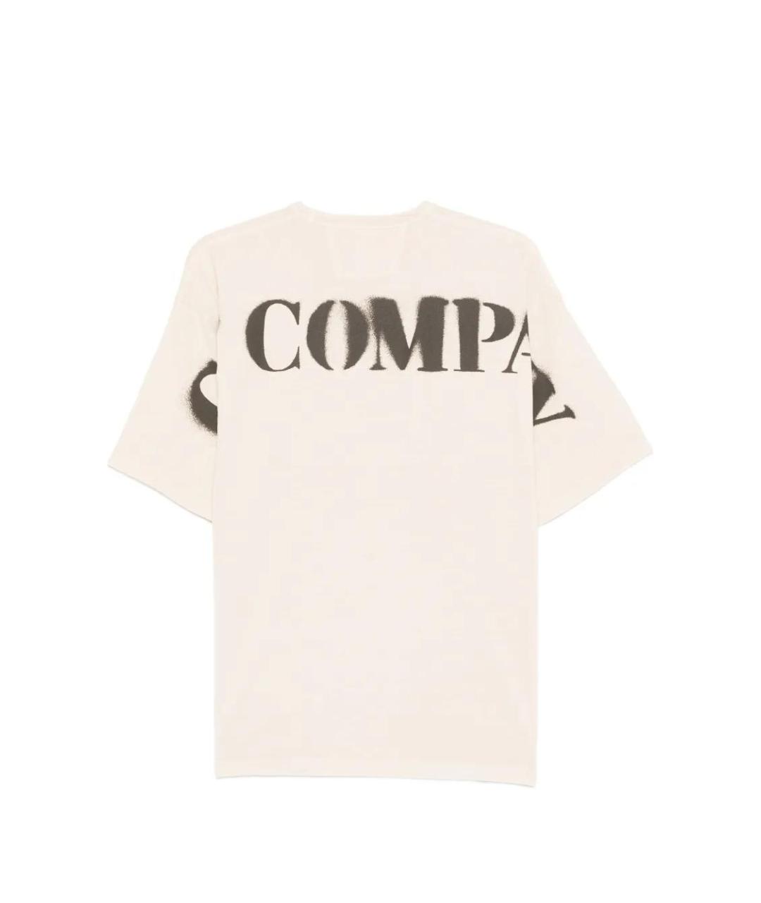 CP COMPANY Бежевая футболка, фото 2