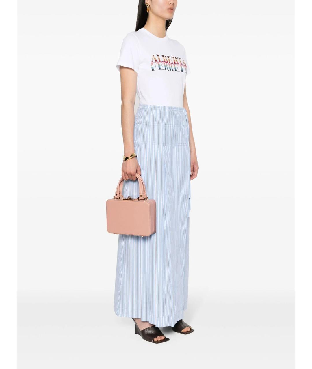 GIANVITO ROSSI Розовая кожаная сумка тоут, фото 5