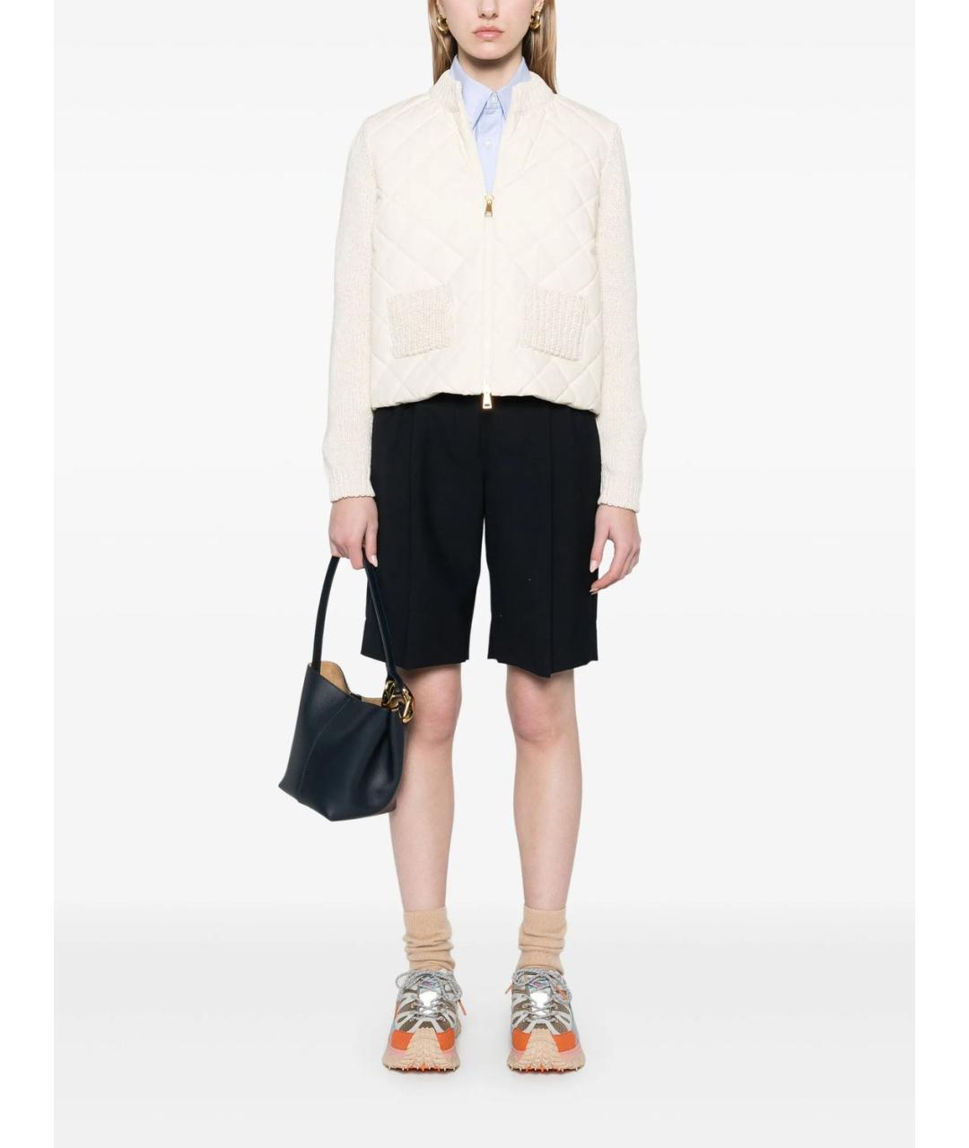 MONCLER Белая хлопковая куртка, фото 2