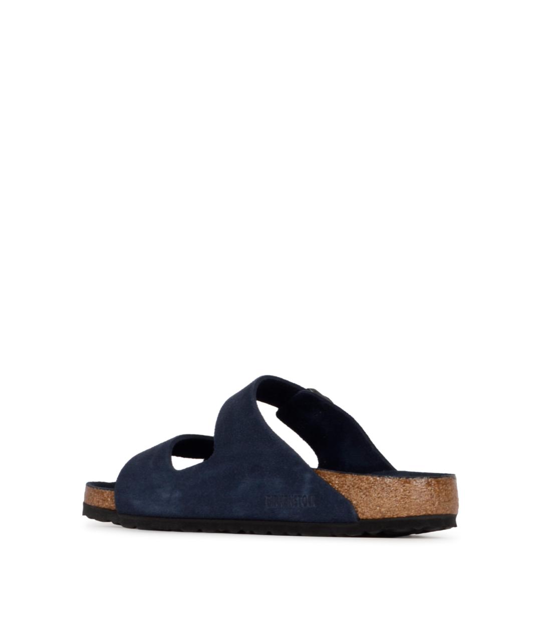 BIRKENSTOCK Синие замшевые сандалии, фото 3