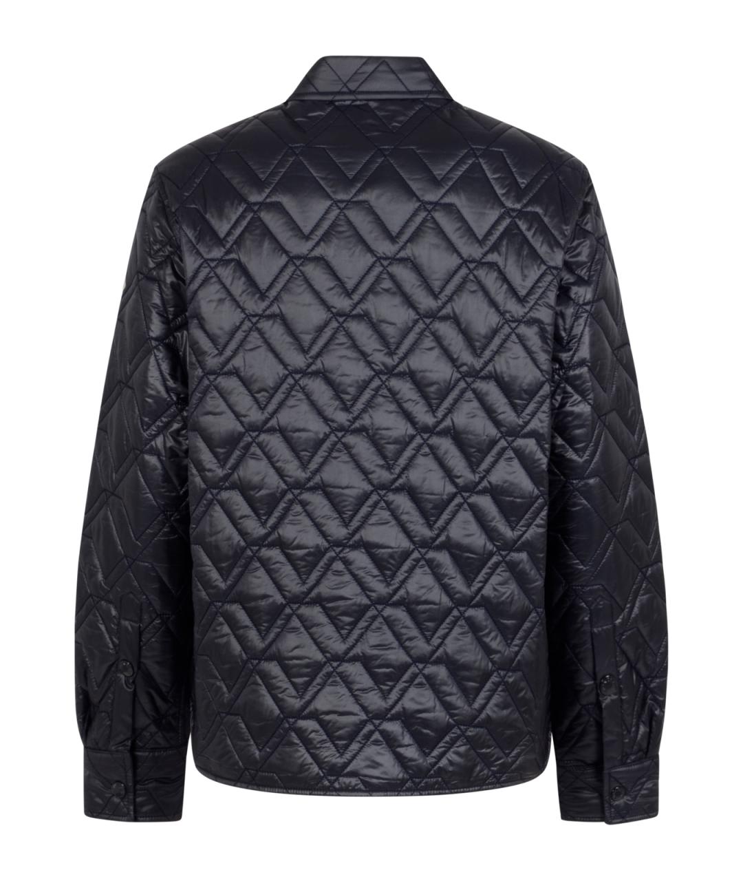 MONCLER Синяя полиэстеровая рубашка, фото 2