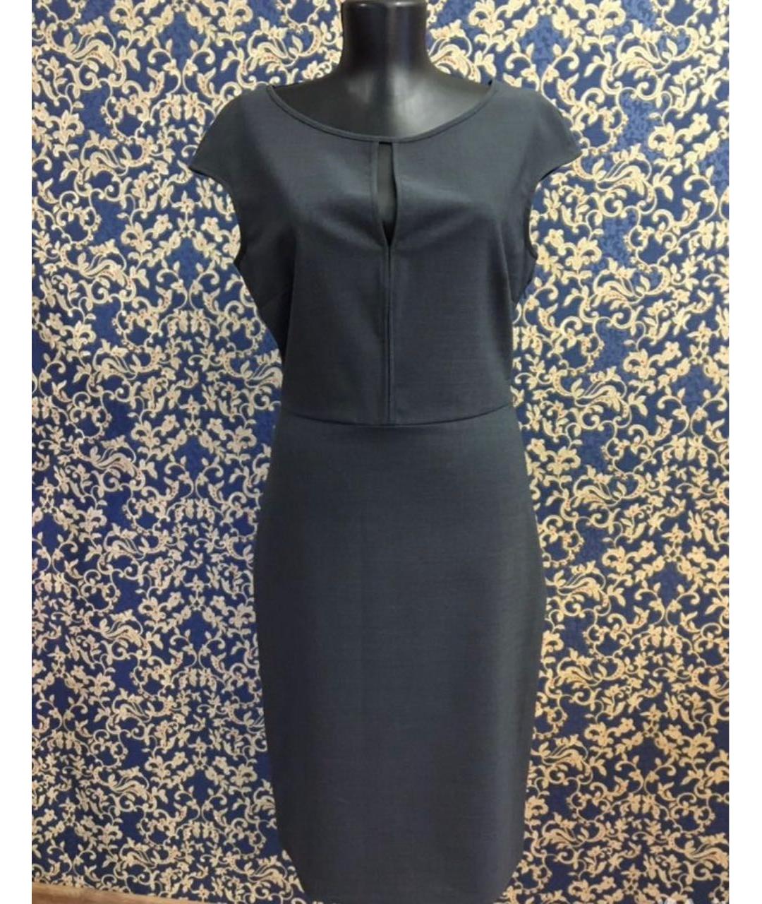 ARMANI JEANS Серое вискозное повседневное платье, фото 4