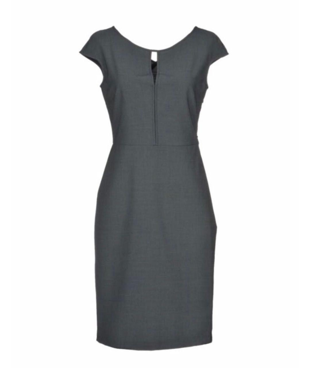 ARMANI JEANS Серое вискозное повседневное платье, фото 1