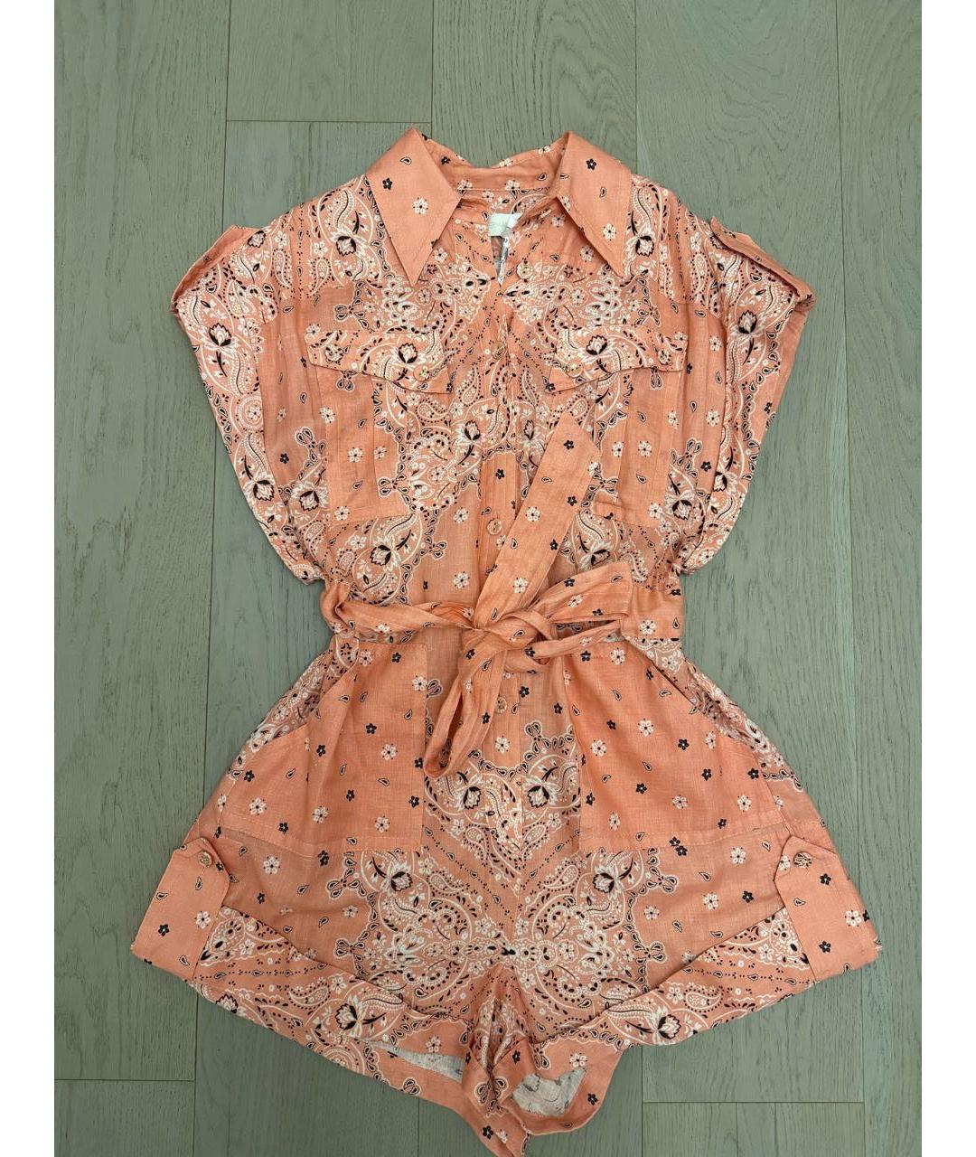 ZIMMERMANN Мульти льняной комбинезон, фото 6