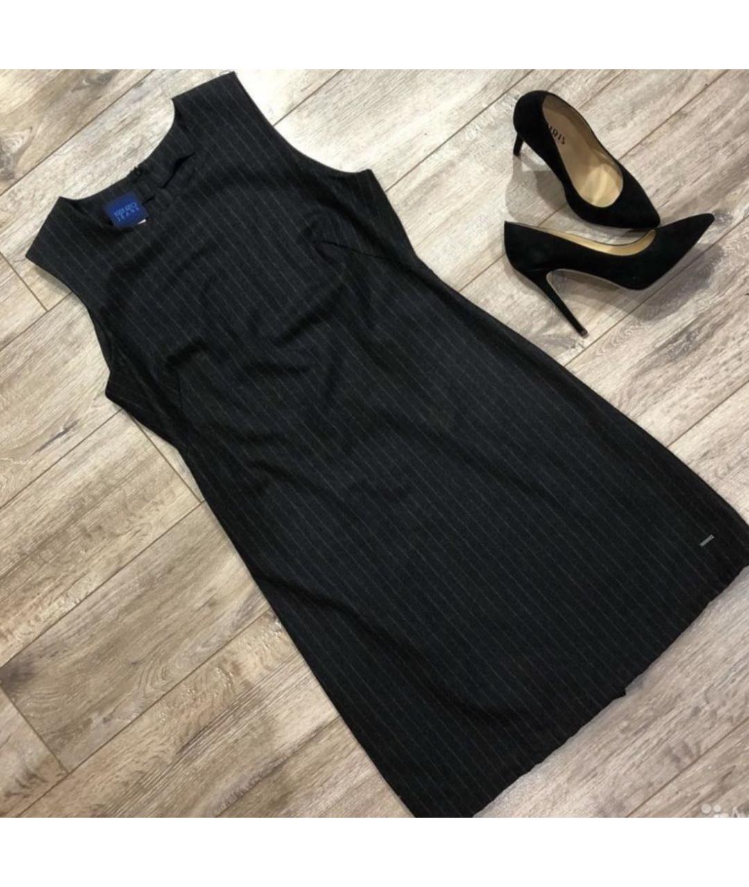 KENZO Серое шерстяное повседневное платье, фото 6