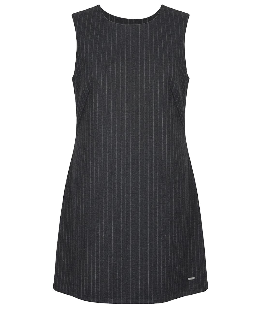 KENZO Серое шерстяное повседневное платье, фото 1