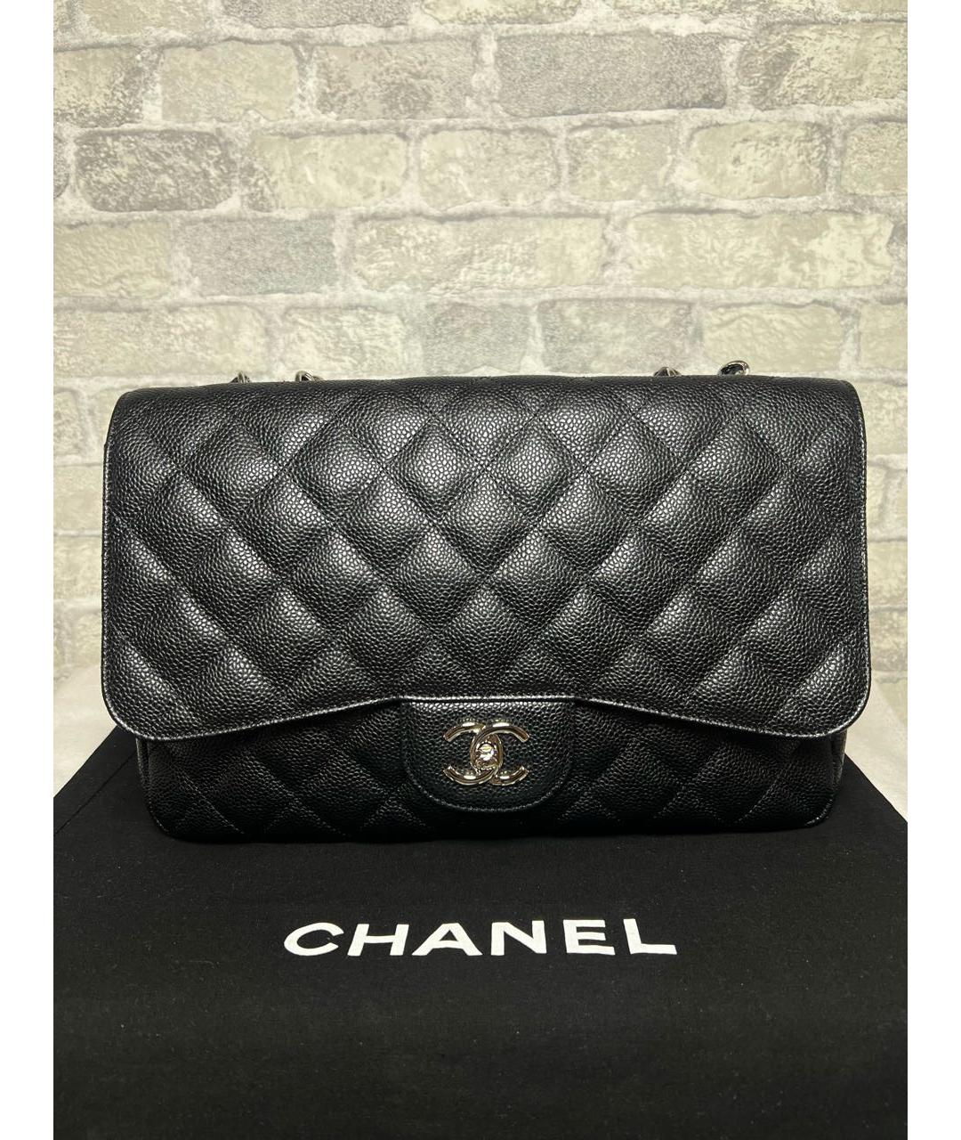CHANEL Черная кожаная сумка через плечо, фото 9