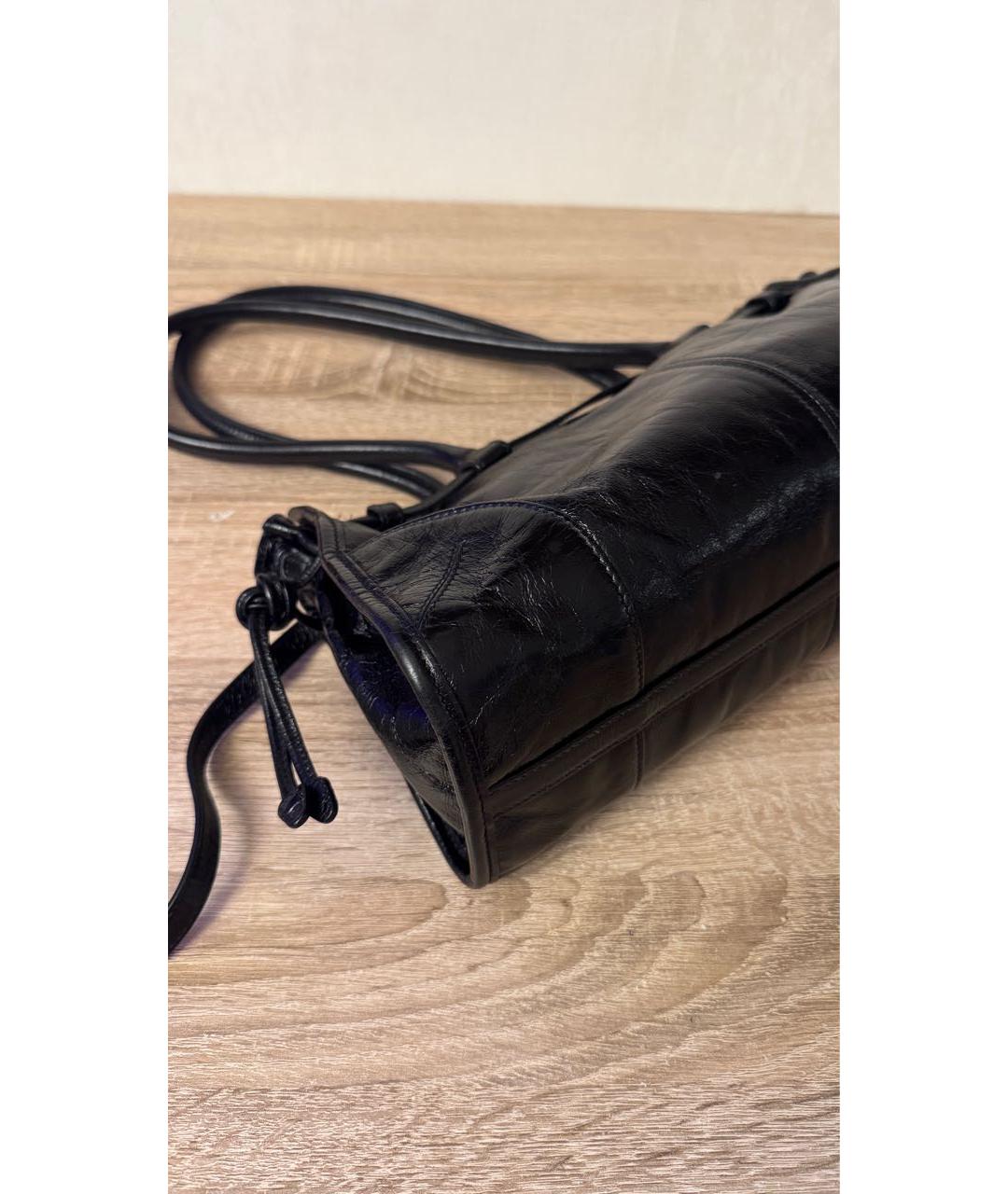 PRADA Черная кожаная сумка через плечо, фото 5