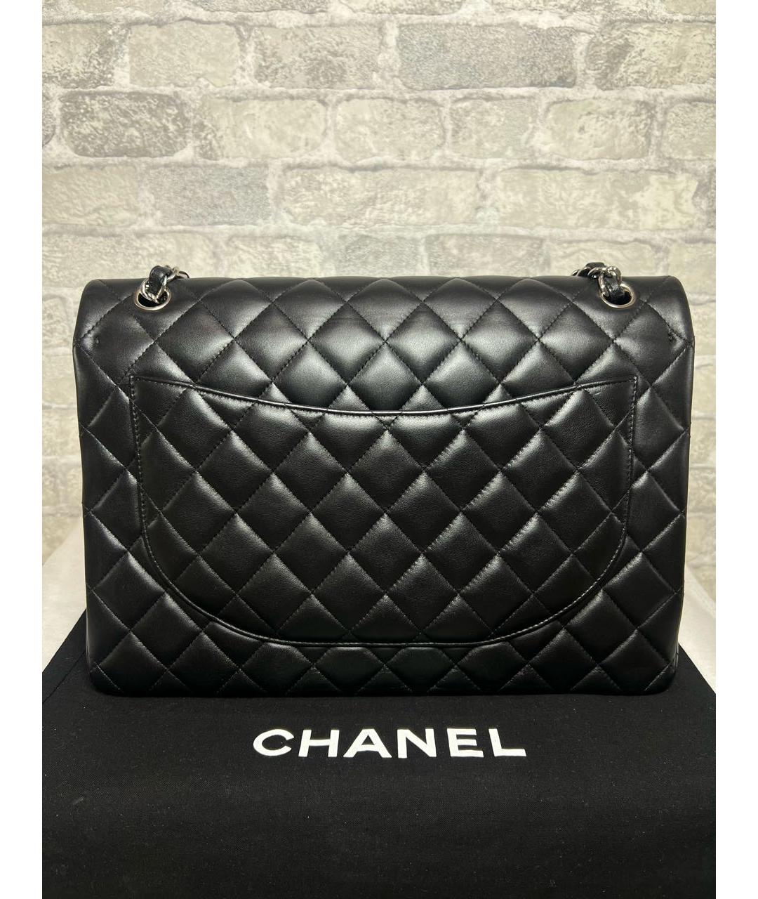 CHANEL Черная кожаная сумка через плечо, фото 4