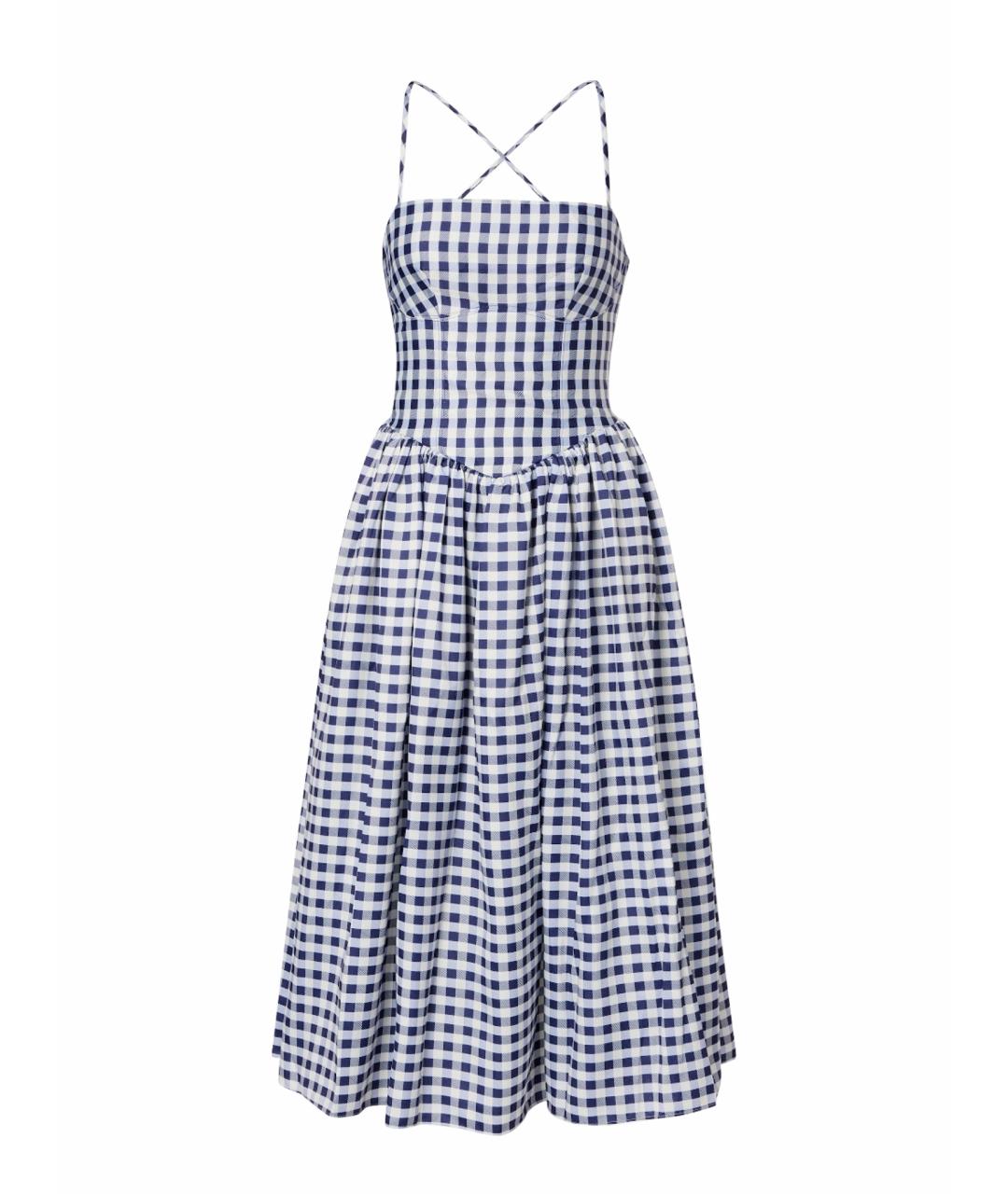 SELF-PORTRAIT Синее полиэстеровое коктейльное платье, фото 1