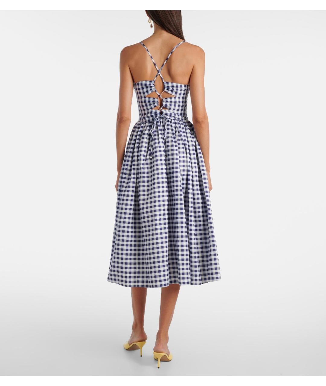 SELF-PORTRAIT Синее полиэстеровое коктейльное платье, фото 3