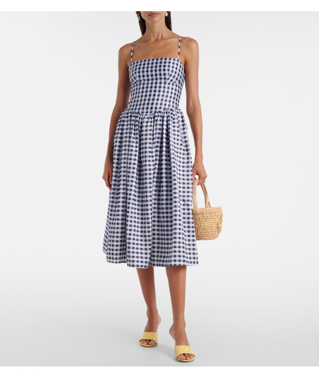 SELF-PORTRAIT Синее полиэстеровое коктейльное платье, фото 2