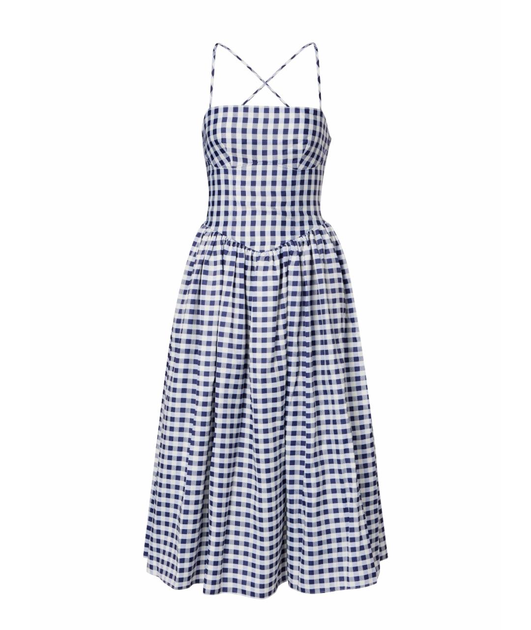 SELF-PORTRAIT Синее полиэстеровое коктейльное платье, фото 10