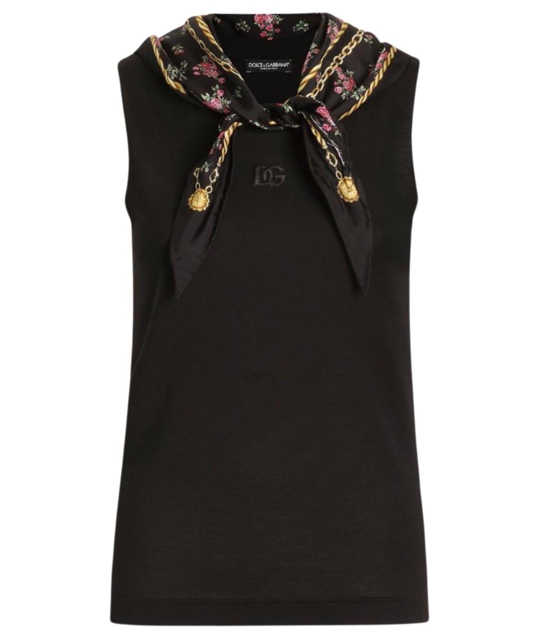 DOLCE&GABBANA Черная футболка, фото 1