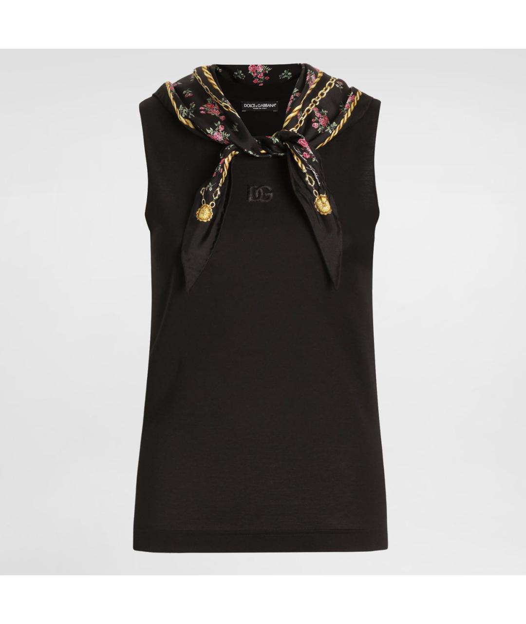 DOLCE&GABBANA Черная футболка, фото 6