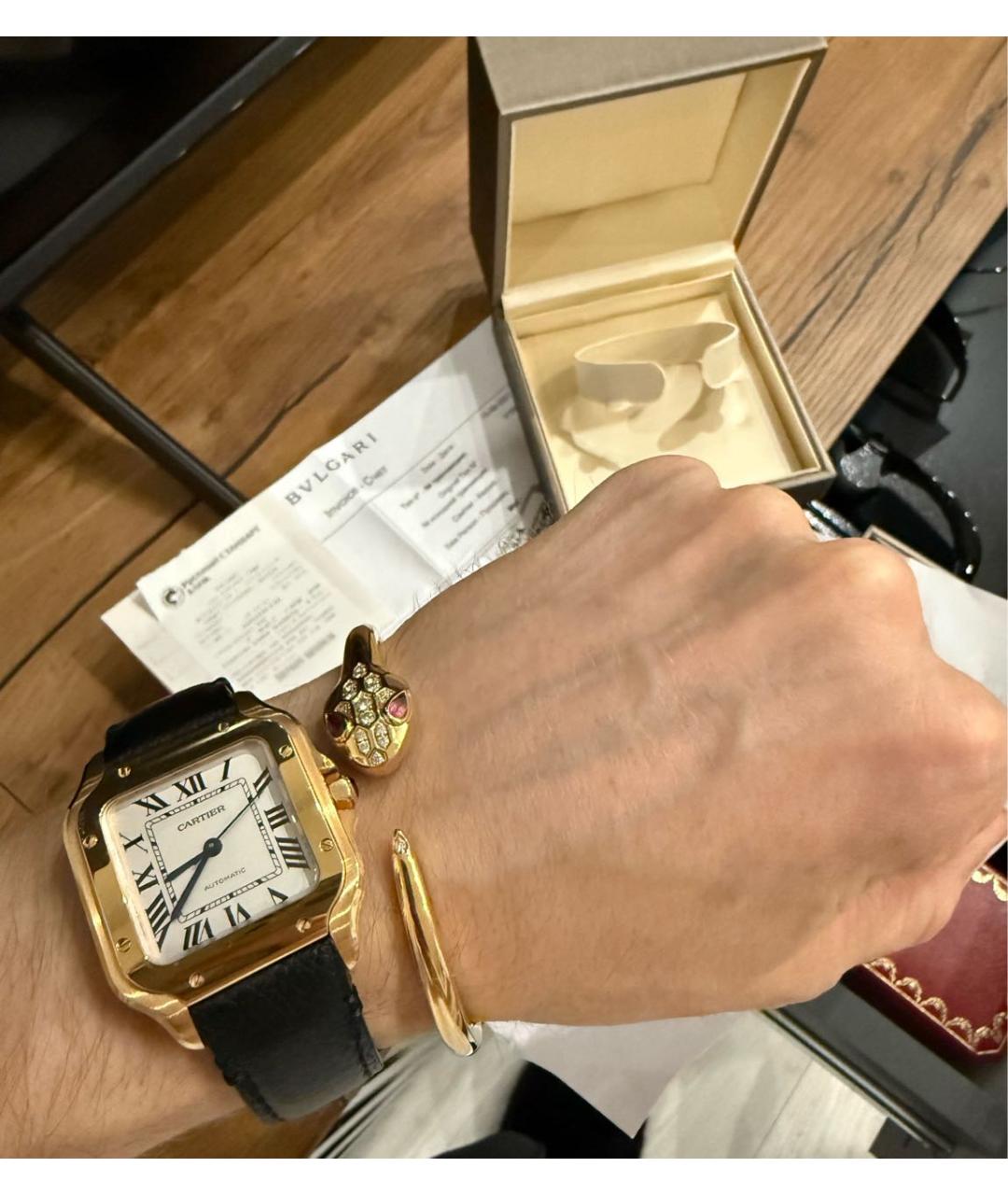 BVLGARI Золотой браслет из розового золота, фото 4
