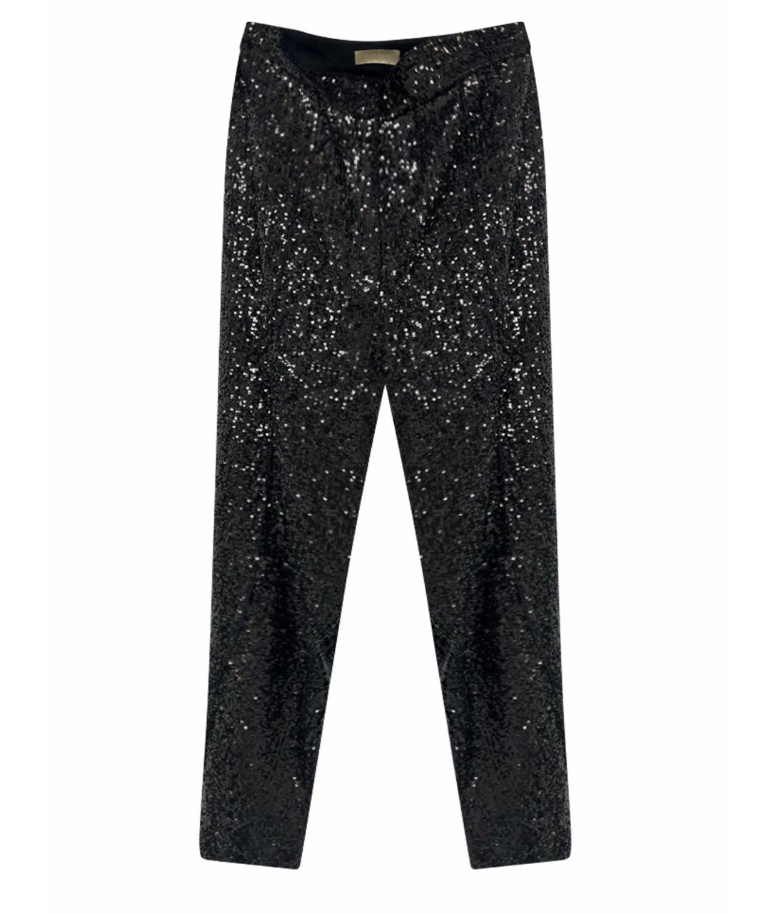 ELIE SAAB Черные шелковые брюки широкие, фото 1