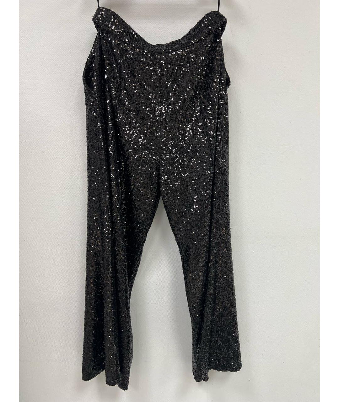 ELIE SAAB Черные шелковые брюки широкие, фото 2