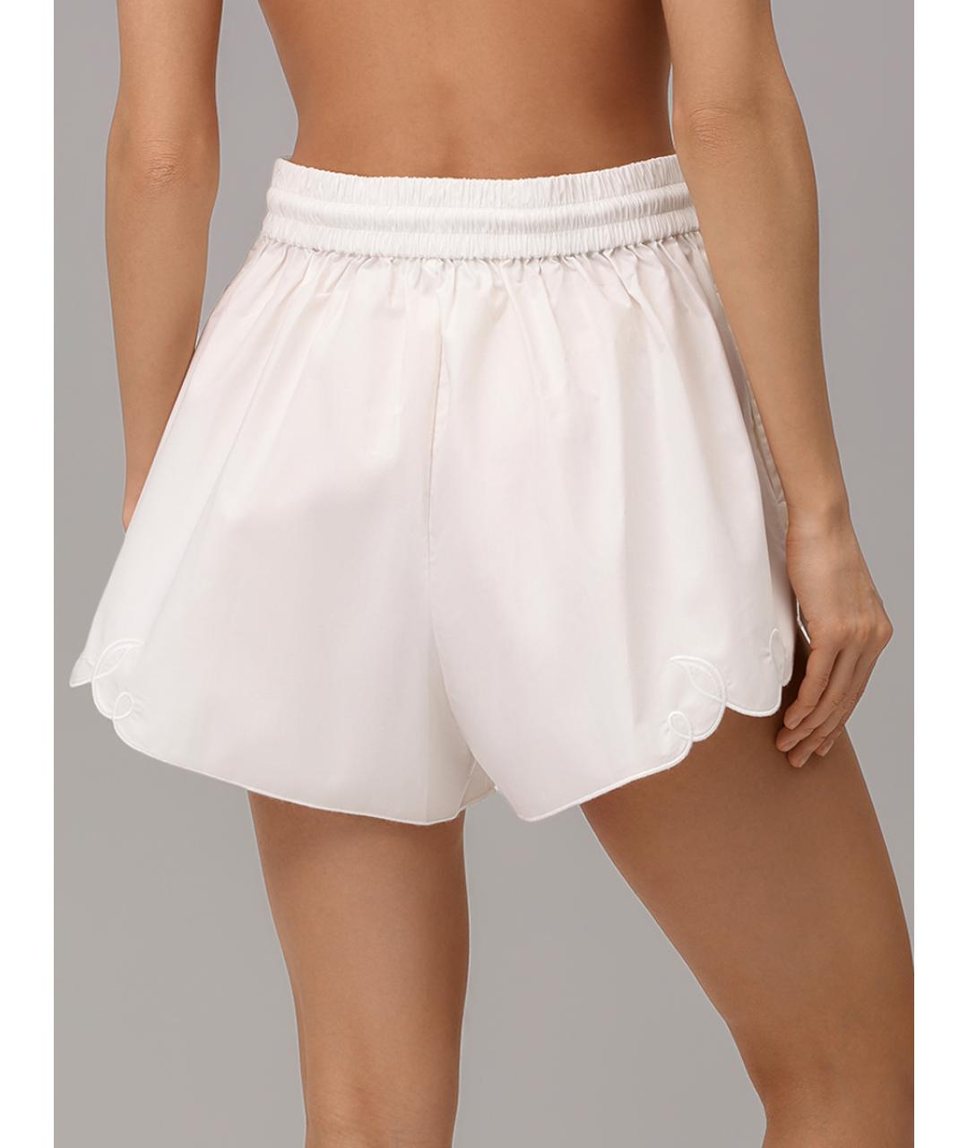ZIMMERMANN Белые хлопковые шорты, фото 2
