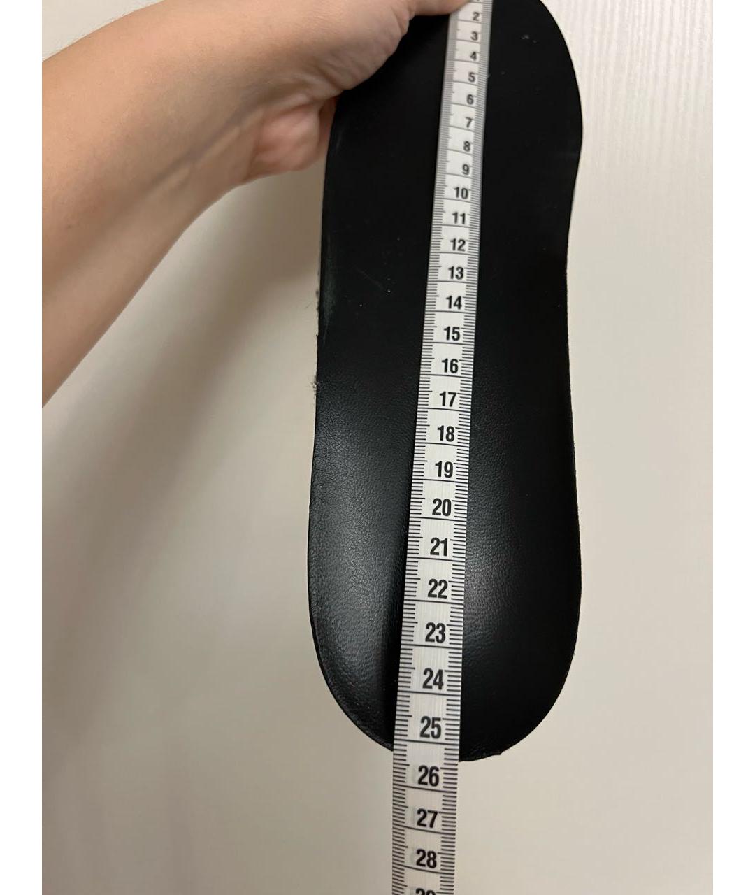 MAX MARA Черные кожаные сапоги, фото 6