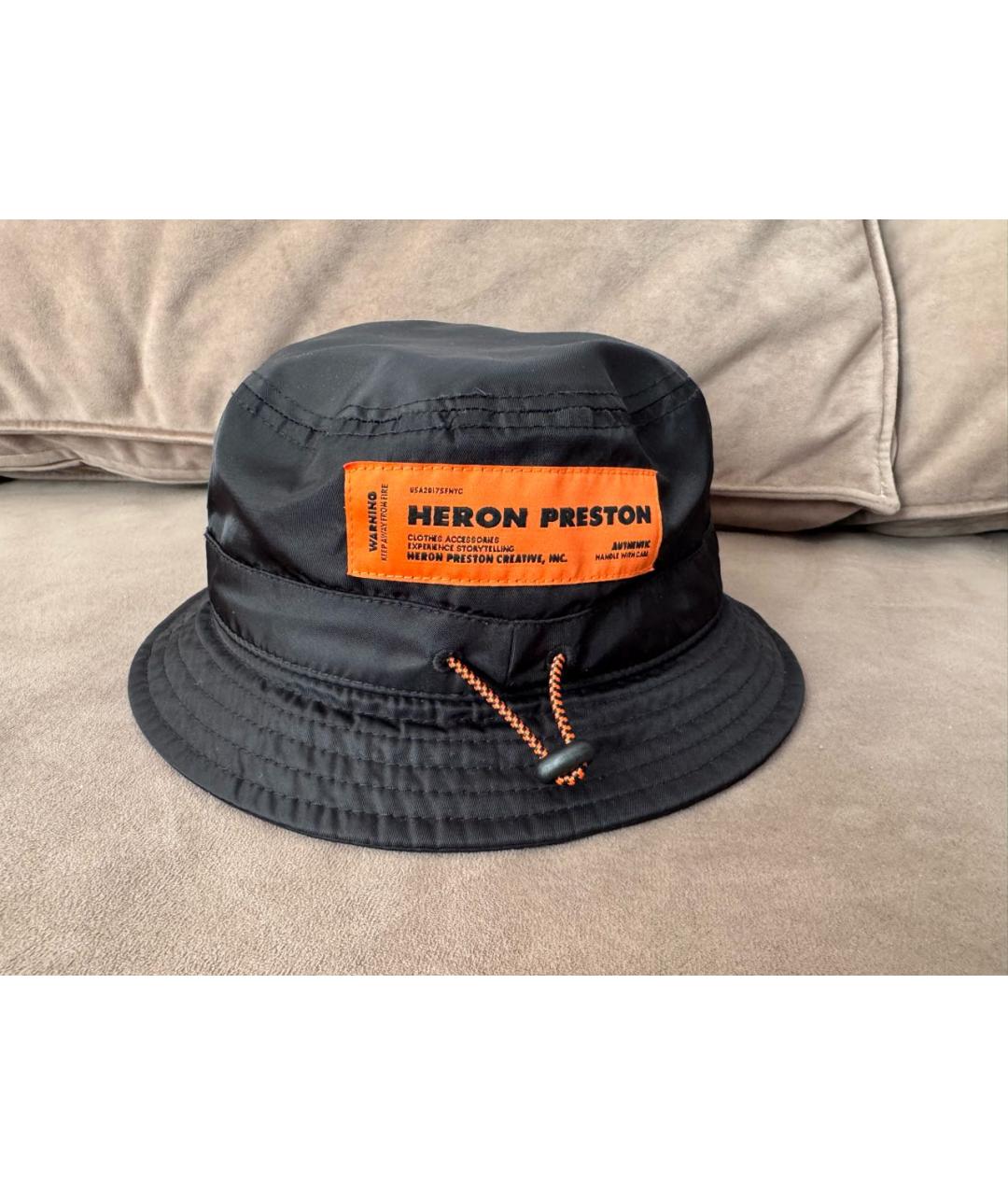 HERON PRESTON Черная синтетическая панама, фото 2